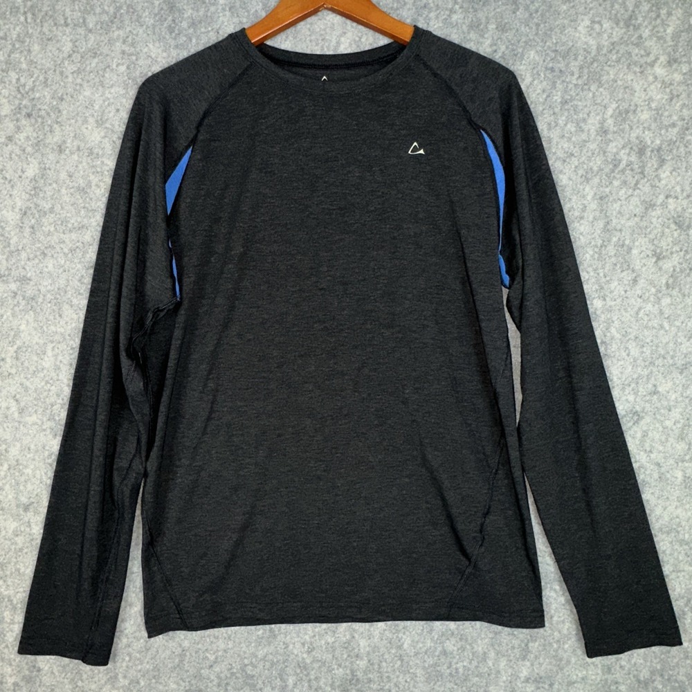 Paradox Shirt Mens Medium Black Long Sleeve Merino Wool Blend Base Layer